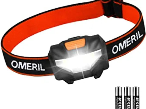 OMERIL LED Head Torch, Lightweight COB Headlamp