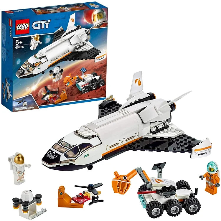 LEGO 60226 City Mars Research Shuttle Spaceship Construction Toys for Kids