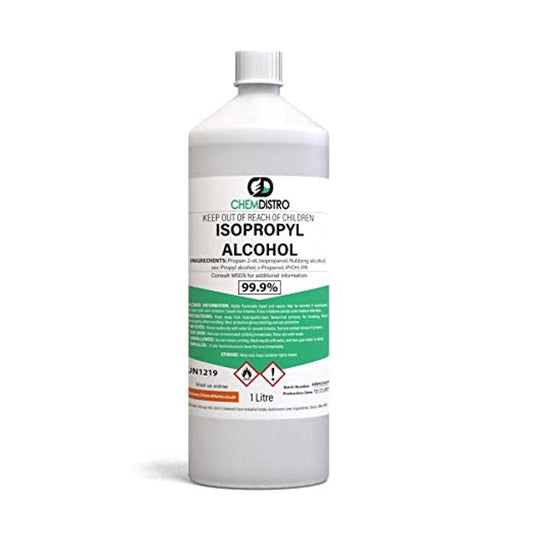 ChemDistro Isopropyl Alcohol - Lab Grade 99.9% Rubbing Alcohol