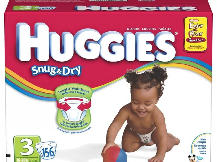 Huggies Nappies - 156 Nappies