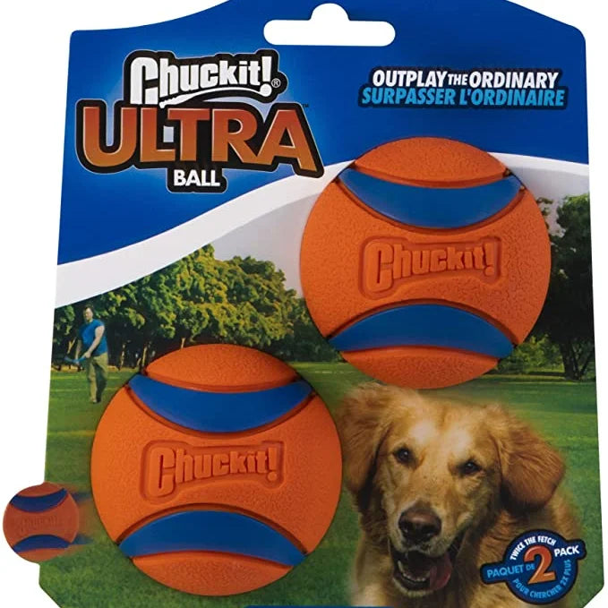 Chuckit! Ultra Ball, Durable Dog Ball High Bounce Rubber Dog Toy